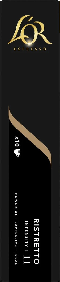 L'OR Espresso Ristretto (11) - 10 X 10 Koffiecups 5 L'OR Espresso Ristretto (11) - 10 X 10 Koffiecups - Afbeelding 3