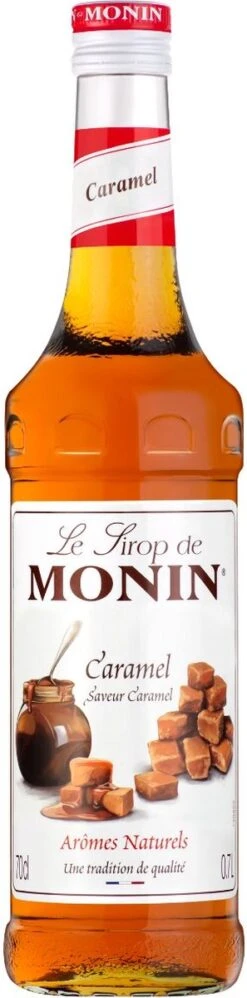 Monin Caramel Karamel 70cl Koffiesiroop Met 1x Monin Pompje -Koffiedrank Winkel 297x1200 2