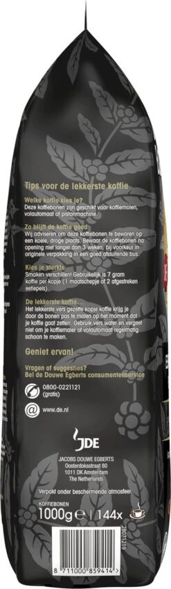 Douwe Egberts Espresso Koffiebonen - 4 X 1000 Gram - Extra Grote Verpakking -Koffiedrank Winkel 350x1200 1