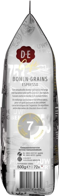 Douwe Egberts D.E Café Espresso Koffiebonen - Intensiteit 7/9 - 4 X 500 Gram -Koffiedrank Winkel 364x1200 19