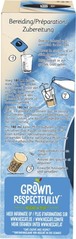Nescafé Frappé Oploskoffie - 5 Doosjes à 10 Zakjes -Koffiedrank Winkel 381x1200