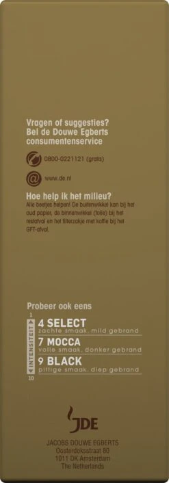 Douwe Egberts Excellent Filterkoffie - 6 X 500 Gram -Koffiedrank Winkel 420x1200 3