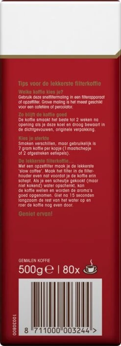 Douwe Egberts Aroma Rood Filterkoffie - 6 X 500 Gram -Koffiedrank Winkel 420x1200 4