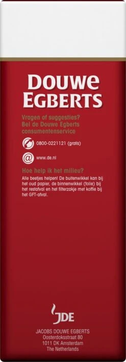 Douwe Egberts Aroma Rood Donker Filterkoffie - 6 X 500 Gram 11 Douwe Egberts Aroma Rood Donker Filterkoffie - 6 X 500 Gram -Koffiedrank Winkel 420x1200 7