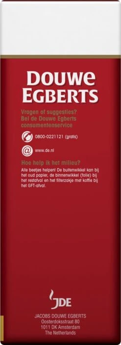 Douwe Egberts Aroma Rood Grove Maling Filterkoffie - 6 X 500 Gram 13 Douwe Egberts Aroma Rood Grove Maling Filterkoffie - 6 X 500 Gram -Koffiedrank Winkel 421x1200 1