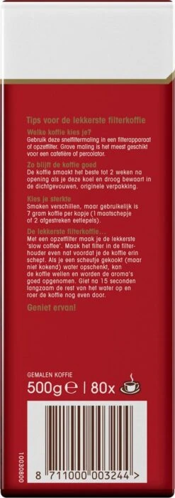 Douwe Egberts Aroma Rood Filterkoffie - Dubbelpak 6 X 1000 Gram 13 Douwe Egberts Aroma Rood Filterkoffie - Dubbelpak 6 X 1000 Gram -Koffiedrank Winkel 423x1200