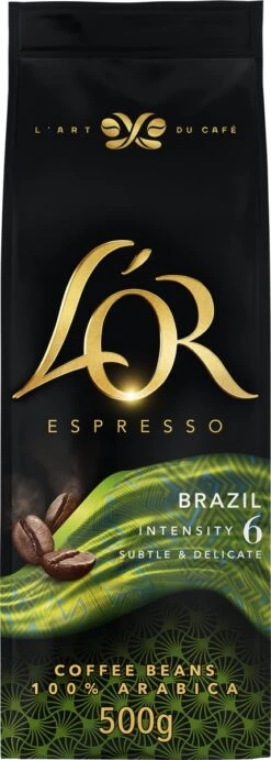 L'OR Espresso Origins Brazil Koffiebonen (6) - 4 X 500 Gram -Koffiedrank Winkel 429x1200