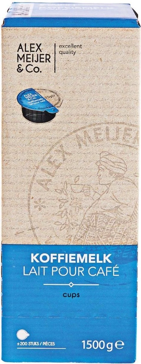 Alex Meijer Koffiemelk Cups Halfvolle Melk - 200 Stuks 3 Alex Meijer Koffiemelk Cups Halfvolle Melk - 200 Stuks
