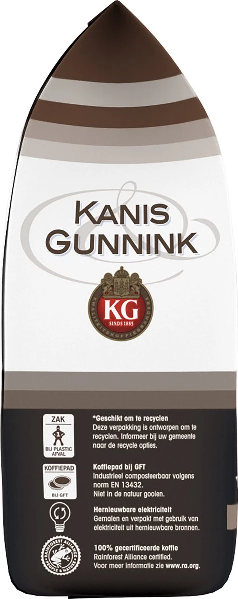 Kanis & Gunnink Dark Roast Koffiepads - 10 X 36 Pads 6 Kanis & Gunnink Dark Roast Koffiepads - 10 X 36 Pads - Afbeelding 4