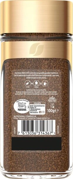 Nescafé Gold Decafé Oploskoffie - 6 Potten à 100 Gram -Koffiedrank Winkel 488x1200