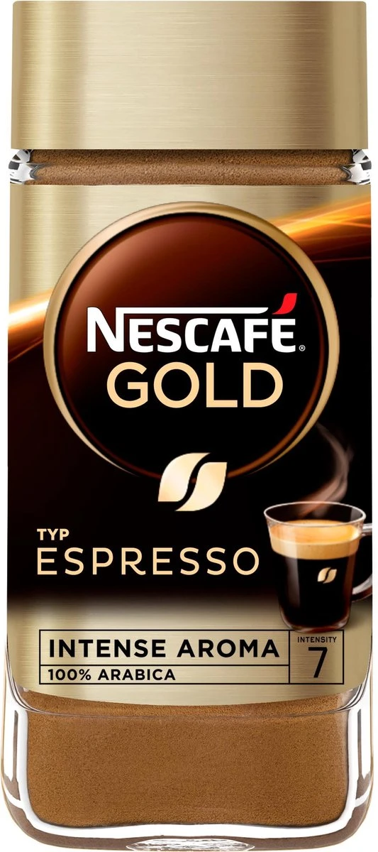 Nescafé Gold Espresso Oploskoffie - 6 Potten à 100 Gram 5 Nescafé Gold Espresso Oploskoffie - 6 Potten à 100 Gram - Afbeelding 3