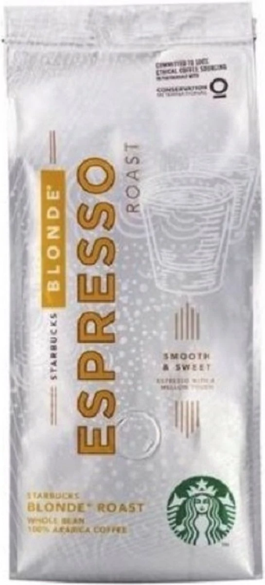 Starbucks Blonde Espresso 100% Arabica Koffiebonen 250G 3 Starbucks Blonde Espresso 100% Arabica Koffiebonen 250G
