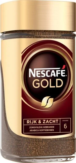 Nescafé Gold Oploskoffie - 6 Potten à 200 Gram 12 Nescafé Gold Oploskoffie - 6 Potten à 200 Gram -Koffiedrank Winkel 564x1200 1