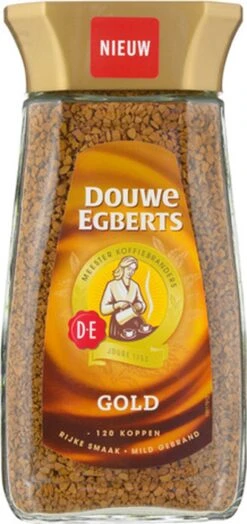 Douwe Egberts Gold Oploskoffie - 6 X Pot Van 200 Gram -Koffiedrank Winkel 566x1200 1