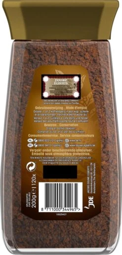 Douwe Egberts Gold Oploskoffie - 6 X Pot Van 200 Gram -Koffiedrank Winkel 574x1200