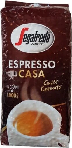Segafredo Espresso Casa Koffiebonen - 1 Kg -Koffiedrank Winkel 583x1200