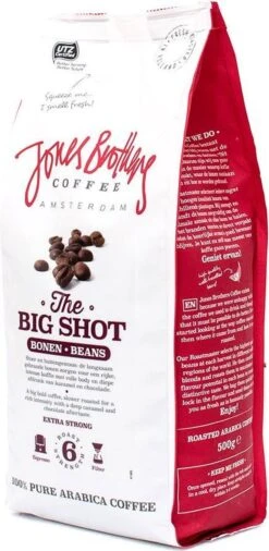Jones Brothers Coffee The Big Shot Koffiebonen - 6 X 500 Gram 13 Jones Brothers Coffee The Big Shot Koffiebonen - 6 X 500 Gram -Koffiedrank Winkel 586x1200