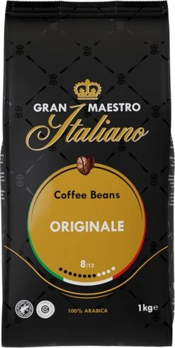 Gran Maestro Italiano - Orginale - Koffiebonen - Bonen Voor Espresso En Lungo - Arabica – 4 X 1kg 9 Gran Maestro Italiano - Orginale - Koffiebonen - Bonen Voor Espresso En Lungo - Arabica – 4 X 1kg -Koffiedrank Winkel 602x1200 2
