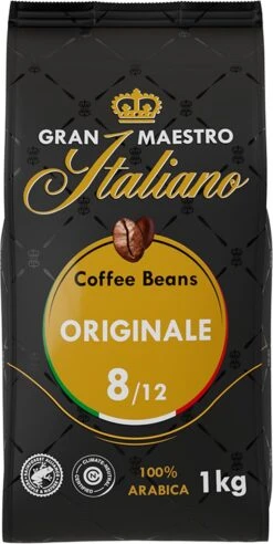 Gran Maestro Italiano - Orginale - Koffiebonen - Bonen Voor Espresso En Lungo - Arabica – 4 X 1kg 10 Gran Maestro Italiano - Orginale - Koffiebonen - Bonen Voor Espresso En Lungo - Arabica – 4 X 1kg -Koffiedrank Winkel 602x1200 3
