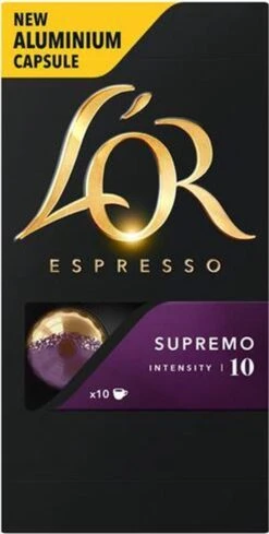 L'OR Espresso Supremo Koffiecups - Intensiteit 10/12 - 10 X 10 Capsules -Koffiedrank Winkel 606x1200 6
