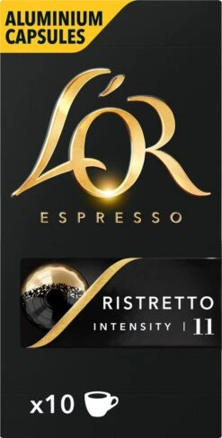 L'OR Espresso Ristretto (11) - 10 X 10 Koffiecups 20 L'OR Espresso Ristretto (11) - 10 X 10 Koffiecups -Koffiedrank Winkel 607x1200 1