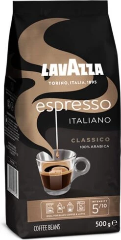 Lavazza Espresso Italiano Classico Koffiebonen - 500 Gram X4 -Koffiedrank Winkel 608x1200 2