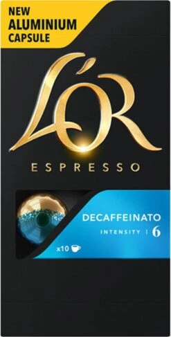 L'OR Espresso Decaffeinato Koffiecups - Intensiteit 6/12 - 10 X 10 Capsules -Koffiedrank Winkel 609x1200 1