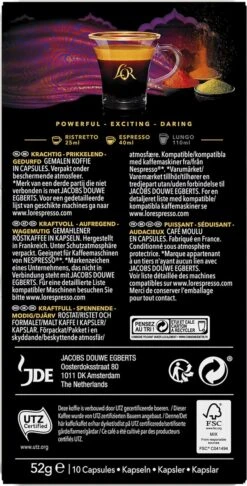 L'OR Espresso Origins India (10) - 10 X 10 Koffiecups -Koffiedrank Winkel 610x1200