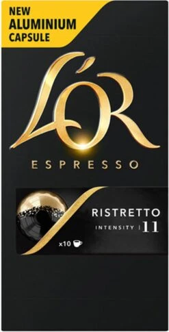 L'OR Espresso Ristretto (11) - 10 X 10 Koffiecups 23 L'OR Espresso Ristretto (11) - 10 X 10 Koffiecups -Koffiedrank Winkel 611x1200