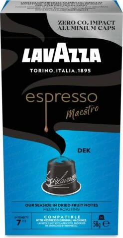 LAVAZZA Decafe 100 Stuks -Koffiedrank Winkel 619x1200 2