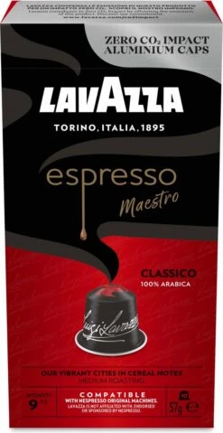 LAVAZZA Classico 100 Stuks -Koffiedrank Winkel 619x1200