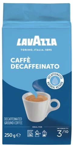 Lavazza Caffe Decaffeinato Filterkoffie - 250 Gram X8 -Koffiedrank Winkel 619x1200 4