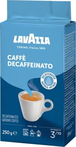 Lavazza Caffe Decaffeinato Filterkoffie - 250 Gram X8 -Koffiedrank Winkel 620x1200