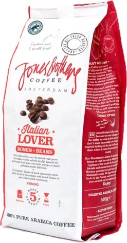 Jones Brothers Coffee Koffiebonen Italian Lover – 6 X 500 Gram 13 Jones Brothers Coffee Koffiebonen Italian Lover – 6 X 500 Gram -Koffiedrank Winkel 627x1200 2