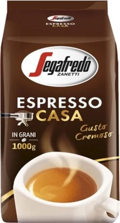 Segafredo Espresso Casa Koffiebonen - 1 Kg -Koffiedrank Winkel 647x1200 1