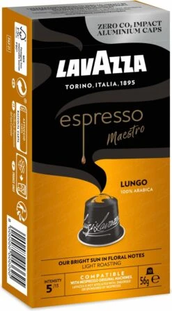 Lavazza Espresso Lungo - Aluminium Nespresso Capsules - 10 Stuks -Koffiedrank Winkel 663x1200 2