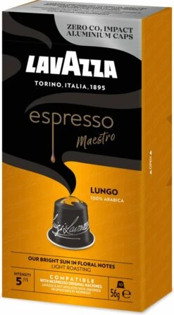Lavazza Espresso Lungo - Aluminium Nespresso Capsules - 10 Stuks -Koffiedrank Winkel 664x1200 4