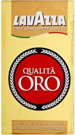Lavazza Qualita Oro Gemalen / Filterkoffie - 250 Gram Krimp X20 -Koffiedrank Winkel 666x1200