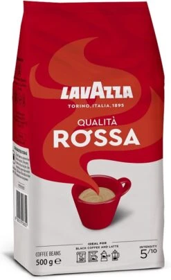 Lavazza Qualita Rossa Koffiebonen - 500 Gram X4 -Koffiedrank Winkel 734x1200