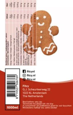 Fitcy | Koffiesiroop | Gingerbread | Barista Syrup | Zero | Vegan | Vetvrij | Suikervrij | Keto-vriendelijk | Koffie | Siroop | MET DOSEERPOMP | 1L 8 Fitcy | Koffiesiroop | Gingerbread | Barista Syrup | Zero | Vegan | Vetvrij | Suikervrij | Keto-vriendelijk | Koffie | Siroop | MET DOSEERPOMP | 1L -Koffiedrank Winkel 759x1200