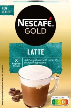 Nescafé Gold Latte Macchiato Oploskoffie - 6 Doosjes à 8 Zakjes -Koffiedrank Winkel 793x1200 1