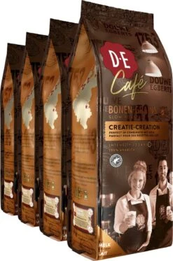 Nieuwkomers 21 Douwe Egberts D.E Café Creatie Koffiebonen - 7/9 Intensiteit - 4 X 500 Gram