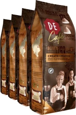 Douwe Egberts D.E Café Creatie Koffiebonen - 7/9 Intensiteit - 4 X 500 Gram -Koffiedrank Winkel 796x1200