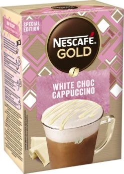 NESCAFE GOLD White Choc Cappuccino 6 Doosjes à 8 Zakjes 7 NESCAFE GOLD White Choc Cappuccino 6 Doosjes à 8 Zakjes -Koffiedrank Winkel 857x1200 2