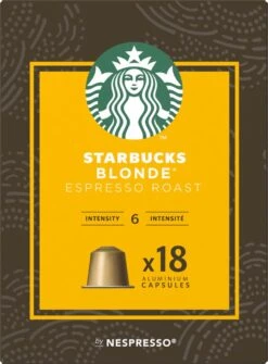 Starbucks By Nespresso Capsules Blonde Espresso Roast - 7 Doosjes à 18 Koffiecups -Koffiedrank Winkel 884x1200 1