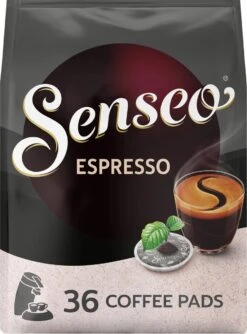 Senseo Espresso Koffiepads - 9/9 Intensiteit - 10 X 36 Pads 18 Senseo Espresso Koffiepads - 9/9 Intensiteit - 10 X 36 Pads -Koffiedrank Winkel 887x1200