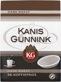 Kanis & Gunnink Dark Roast Koffiepads - 10 X 36 Pads 11 Kanis & Gunnink Dark Roast Koffiepads - 10 X 36 Pads -Koffiedrank Winkel 894x1200 1