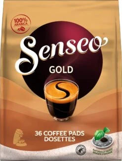 Senseo Gold Koffiepads - 5/9 Intensiteit - 10 X 36 Pads 21 Senseo Gold Koffiepads - 5/9 Intensiteit - 10 X 36 Pads -Koffiedrank Winkel 910x1200