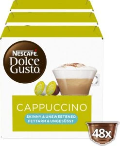 Nescafé Dolce Gusto Cappuccino Light Capsules - 48 Koffiecups -Koffiedrank Winkel 987x1200 2